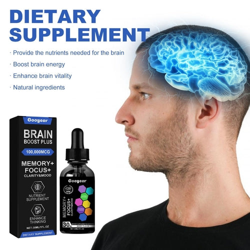 Googeer Brain Boost Plus, Relieve Anxiety Fatigue Enhance Energy Body